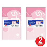 Bulk Plastic 1st Birthday Floor Mat (12 Pkgs Per Case) by Beistle