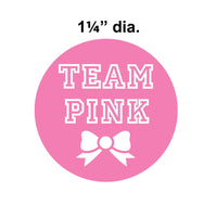 Beistle Team Blue/Team Pink Stickers (Case of 12 Sheets)