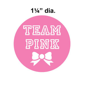 Beistle Team Blue/Team Pink Stickers (Case of 12 Sheets)