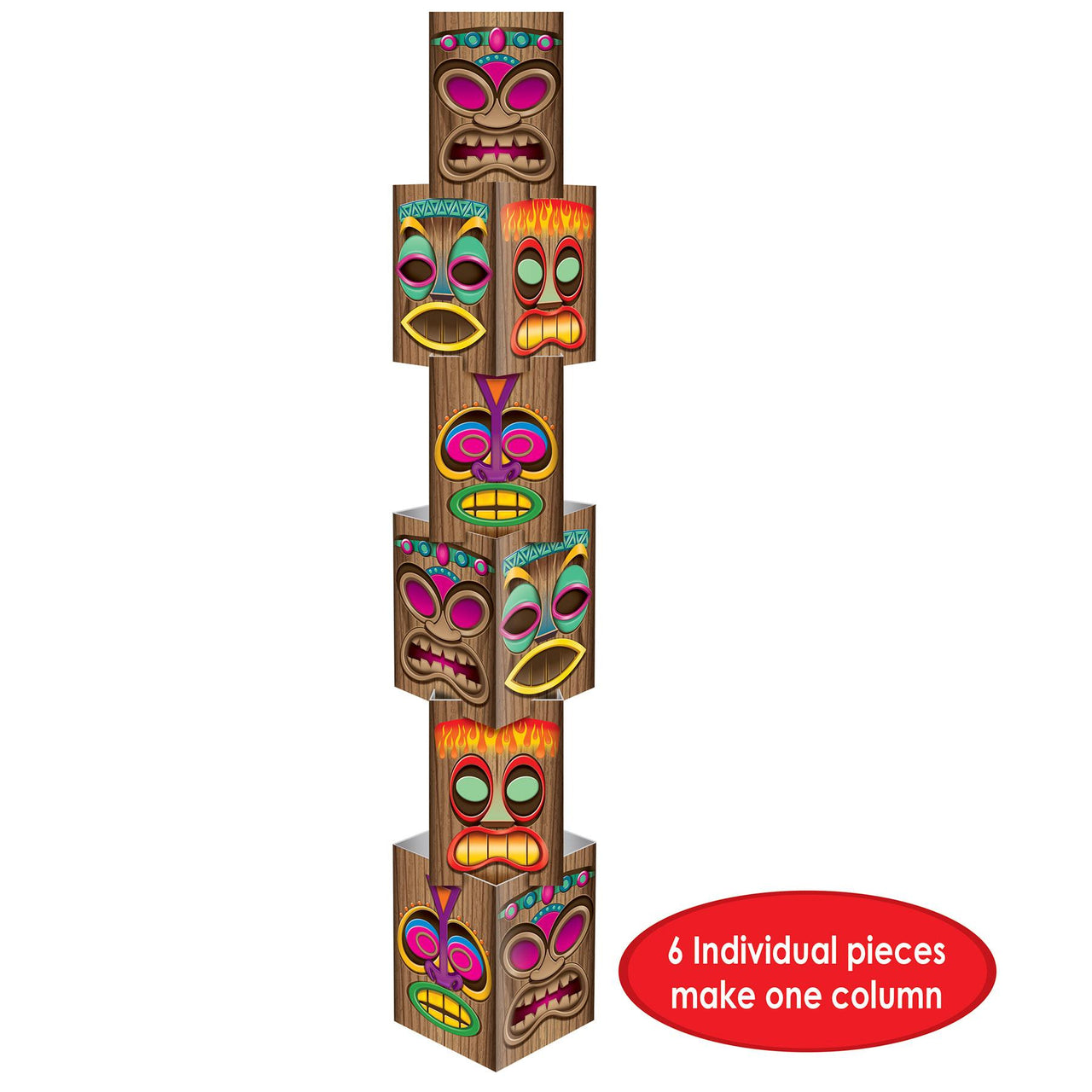 Bulk Tiki Column (Case of 36) by Beistle