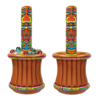 Beistle Luau Party Inflatable Tiki Totem Cooler