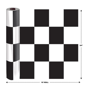 Bulk Checkered Poly Runner (Case of 6) by Beistle
