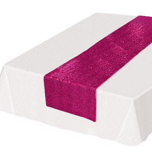 Beistle Sequined Cerise Party Table Runner (12 Per Case)