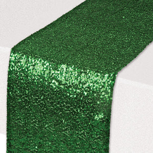 Bulk Sequined Table Runner - green (Case of 12) by Beistle