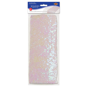 Bulk Sequined Table Runner - opalescent (Case of 12) by Beistle