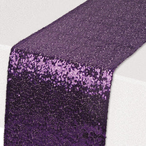 Bulk Sequined Table Runner - purple (Case of 12) by Beistle