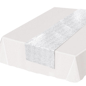 Beistle Sequined White Party Table Runner (12 Per Case)