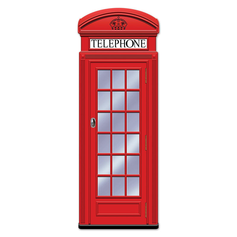 Beistle Jointed Phone Box Wall Party Decoration