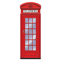 Beistle Jointed Phone Box Wall Party Decoration