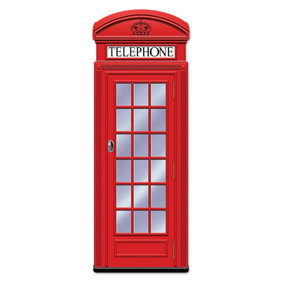 Beistle Jointed Phone Box Wall Party Decoration