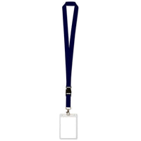 Beistle Lanyard with Card Holder - black