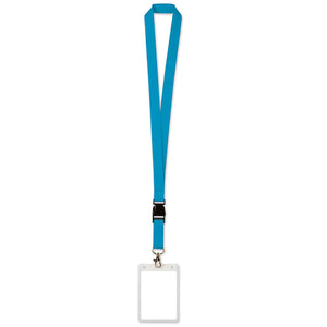 Beistle Lanyard with Card Holder - blue