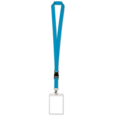 Beistle Lanyard with Card Holder - blue