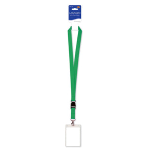 Lanyard with Card Holder, green 