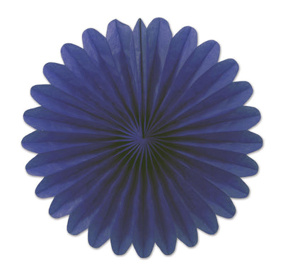 Beistle Mini Tissue Party Fans blue (6/Pkg)
