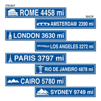 Beistle Travel Street Sign Party Cutouts (4/Pkg)