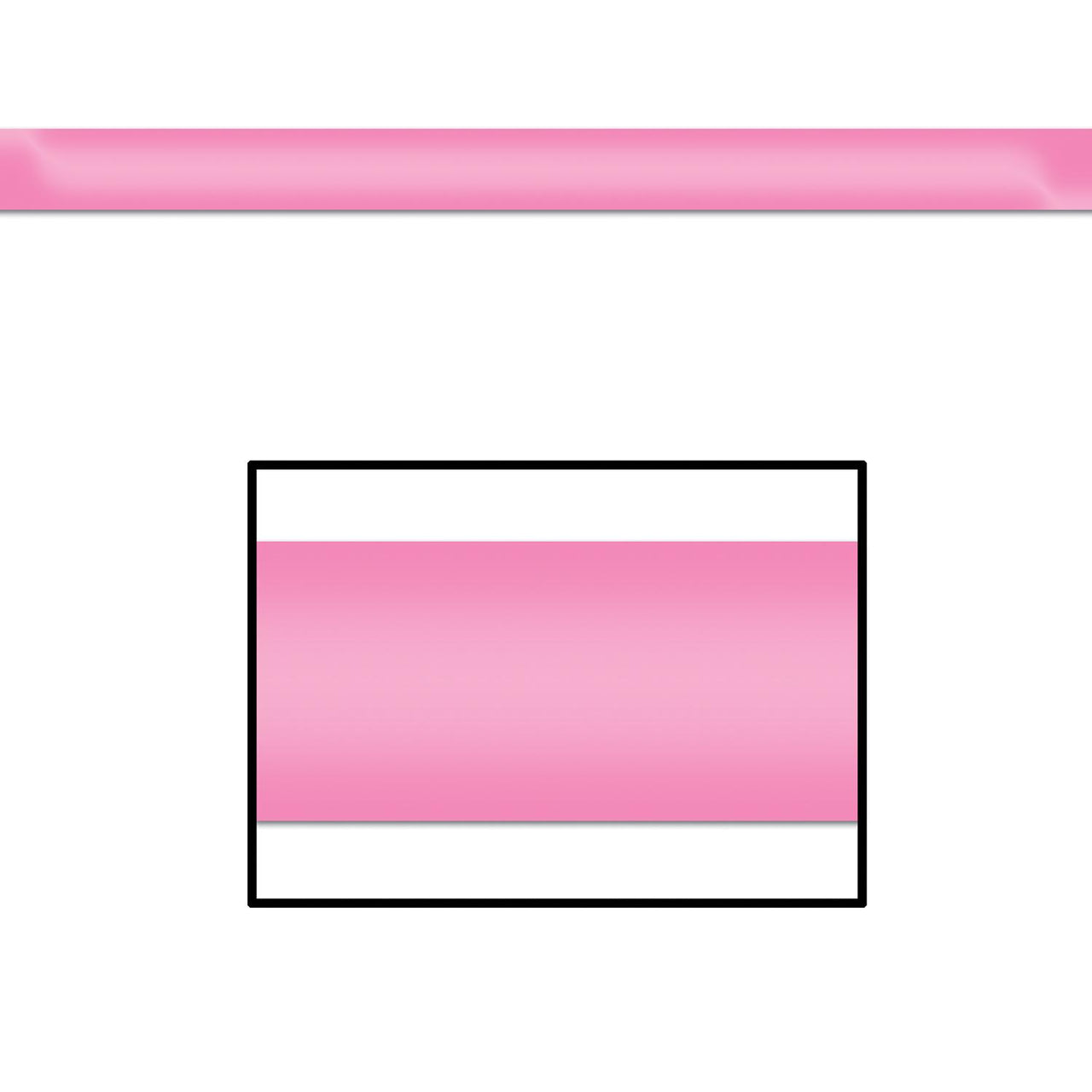 Beistle Gleam 'N Party Streamer - pink - plastic