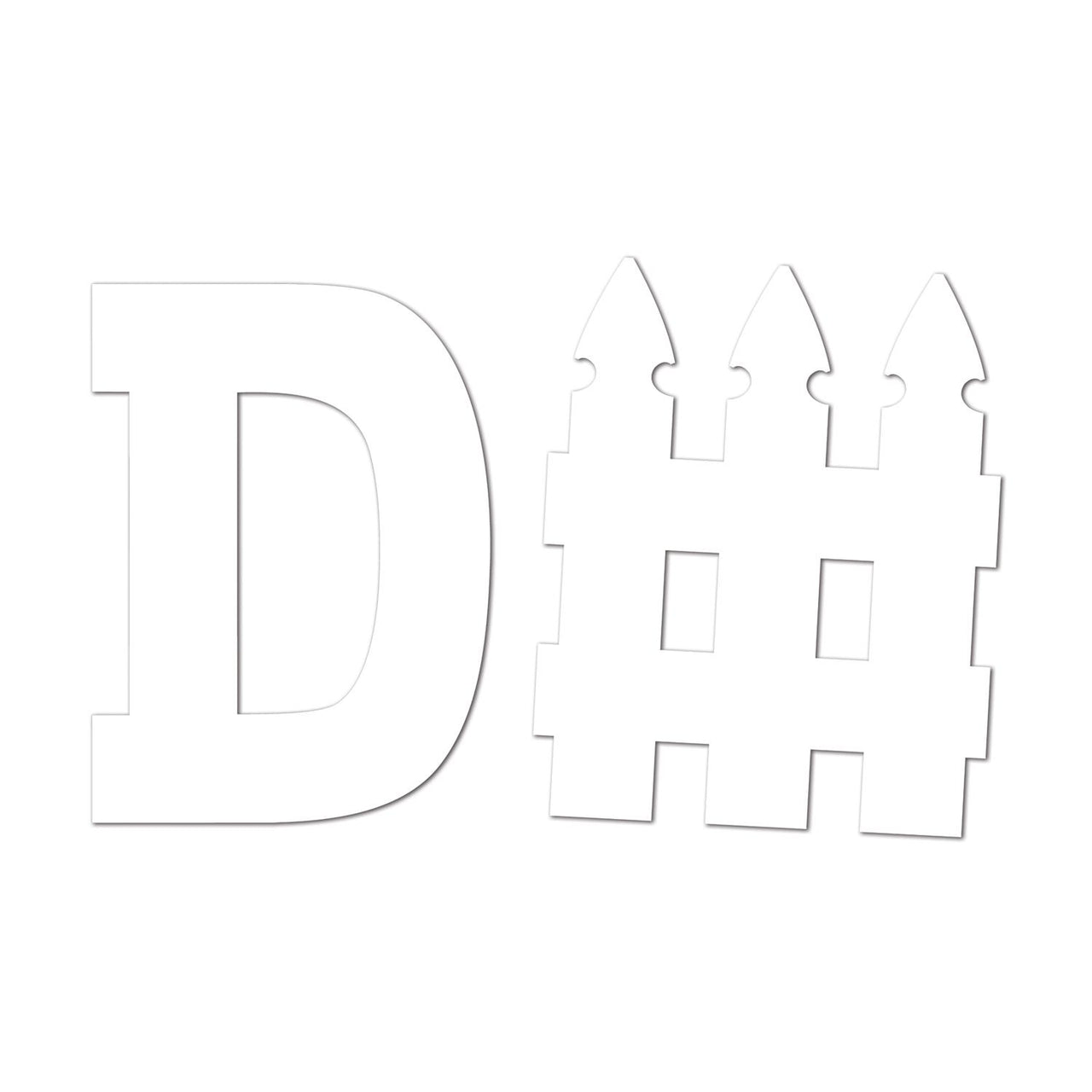 Beistle D-Fence Party Cutout Set