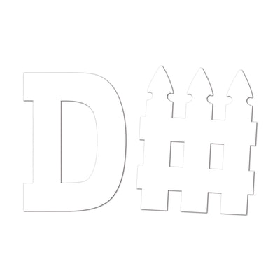 Beistle D-Fence Party Cutout Set