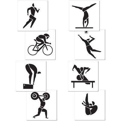 Beistle Summer Sports Party Cutouts (4/Pkg)