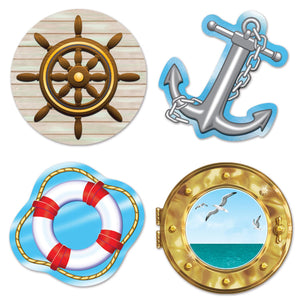 Beistle Nautical Party Cutouts (4/Pkg)