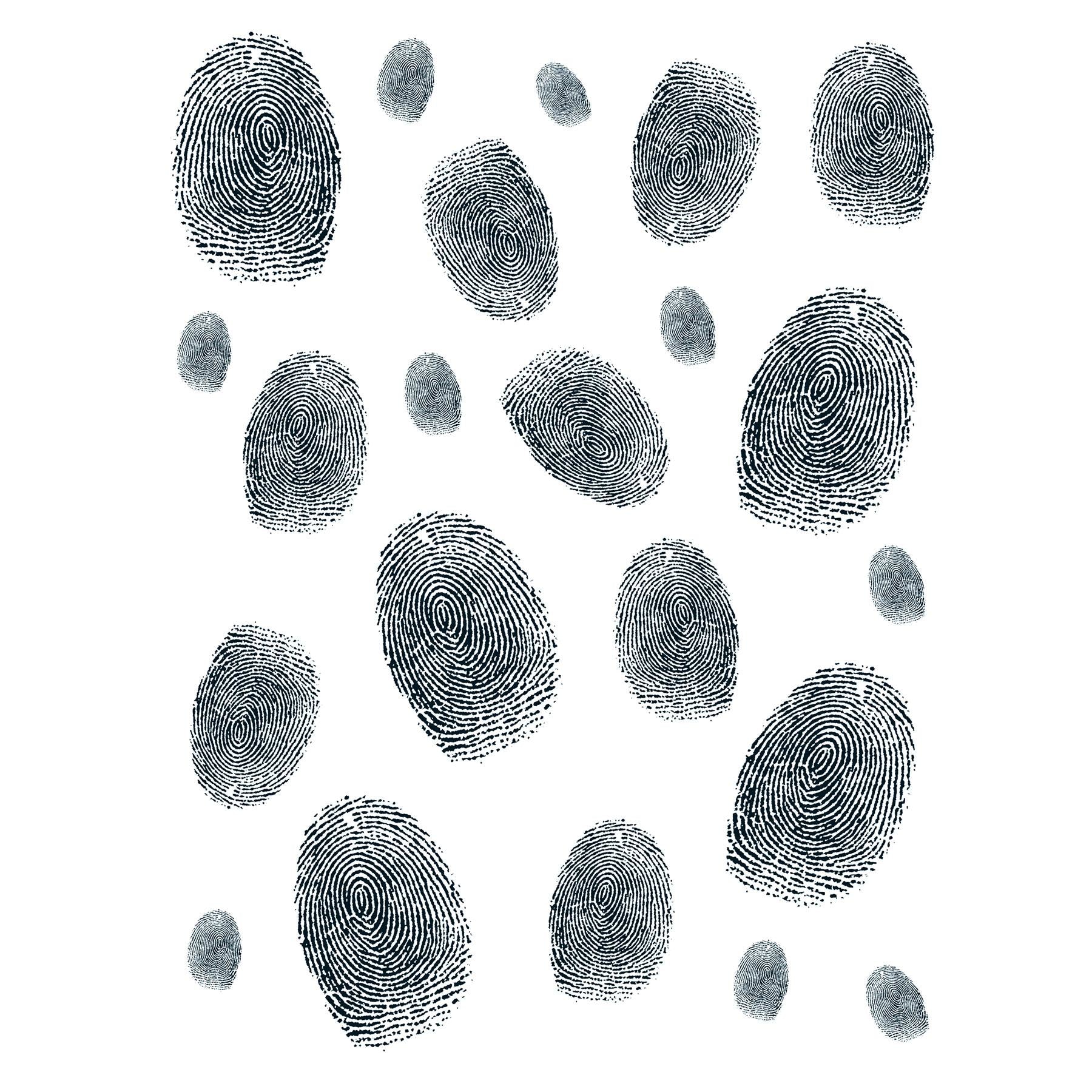 Beistle Fingerprints Party Peel 'N Place Clings (22/Sheet)