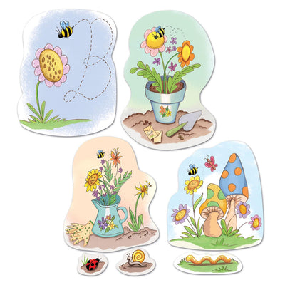 Beistle B Is For Baby Cutouts (7/Pkg)