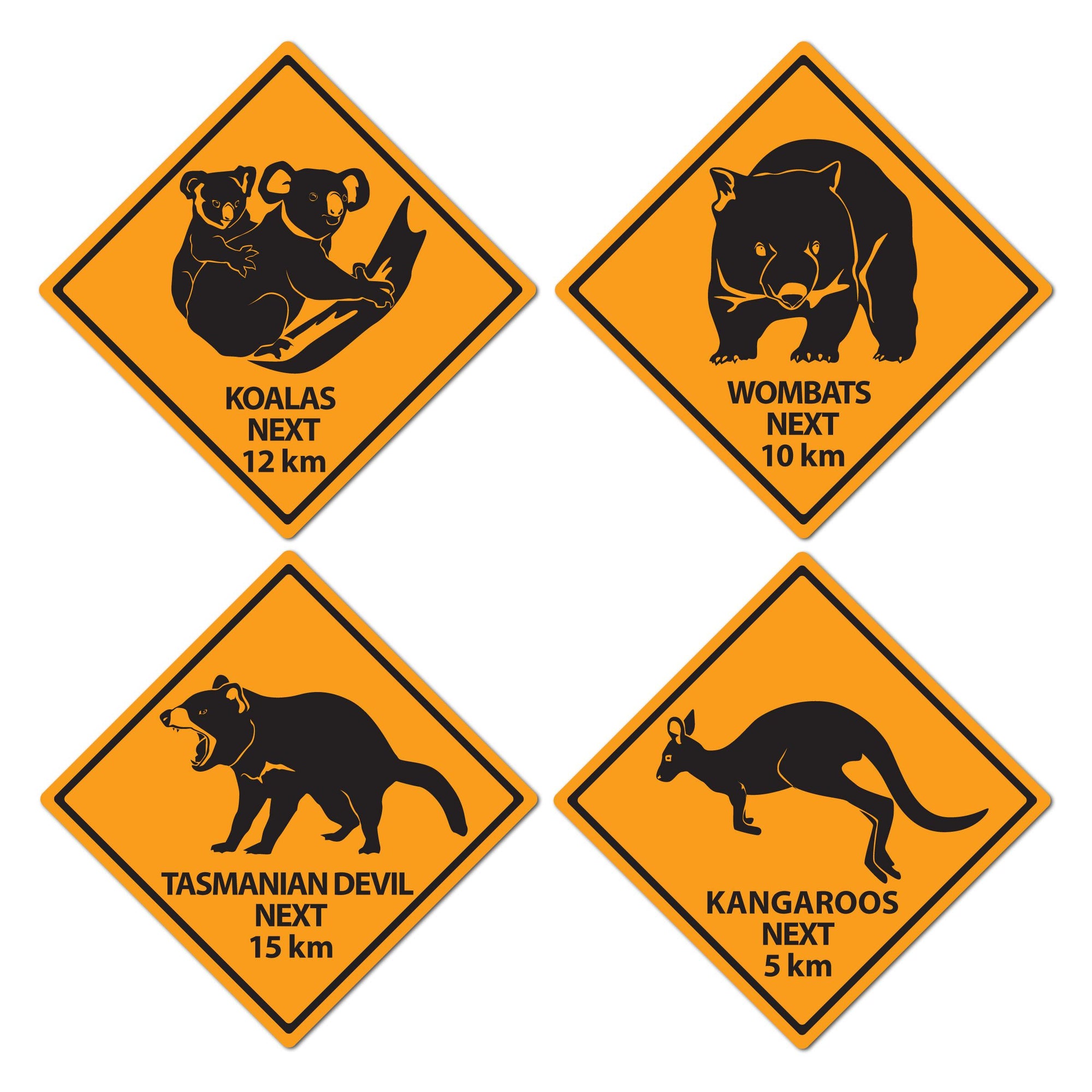 Beistle Outback Road Sign Party Cutouts (4/Pkg)