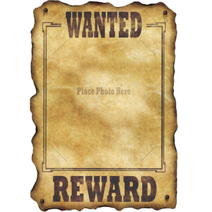 Beistle Western Wanted Party Sign
