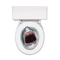 Shark Toilet Topper Peel 'N Place Clings