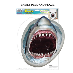 Shark Toilet Topper Peel 'N Place Clings