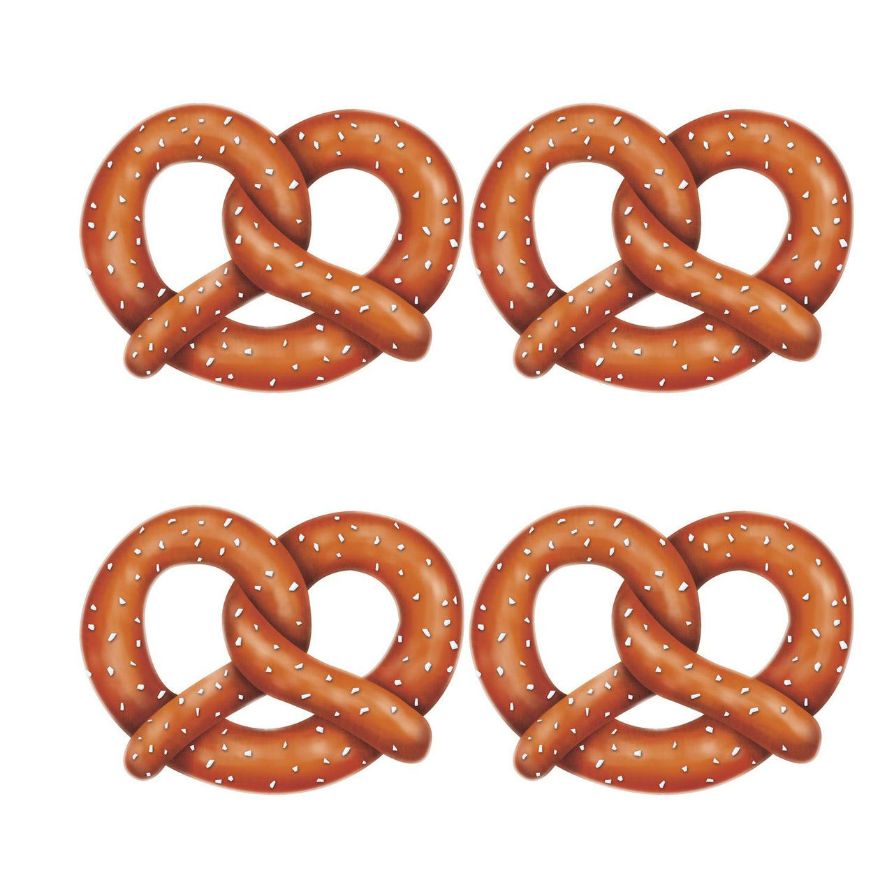 Beistle Oktoberfest Pretzel Cutout Decorations (4/Pkg)
