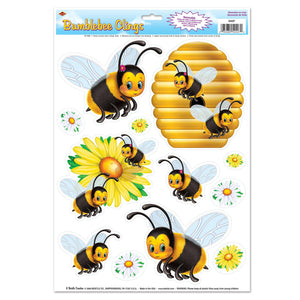 Beistle Bumblebee Party Clings (12/Sheet)