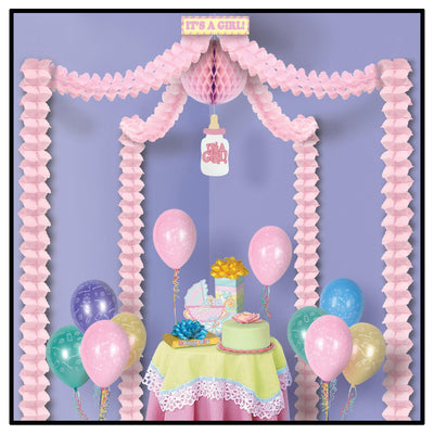 Beistle It's A Girl! Party Canopy
