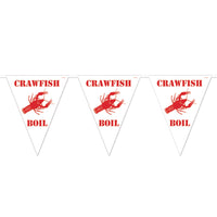 Crawfish Boil Pennant Banner