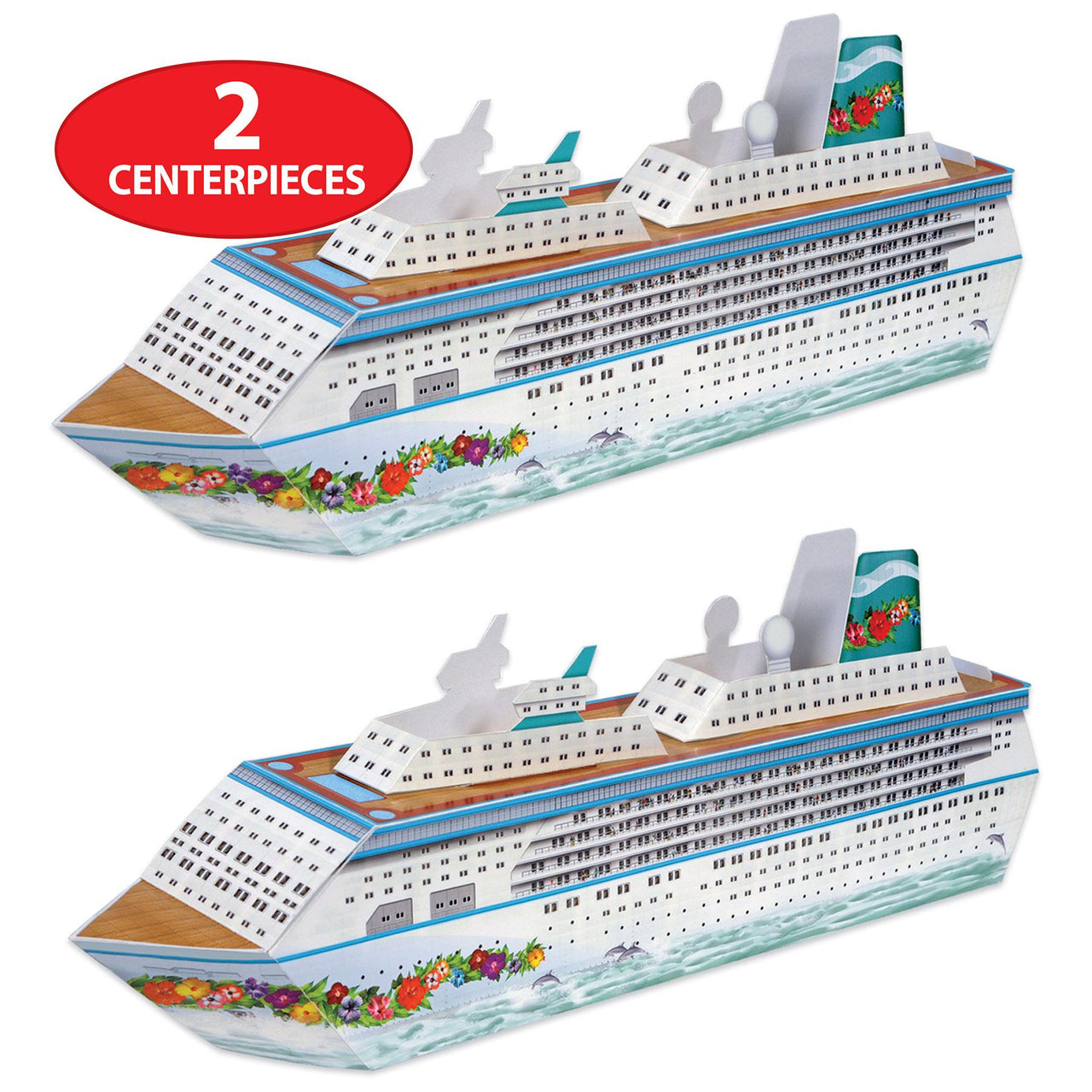 Bulk Cruise Ship Centerpiece (Case of 12) by Beistle