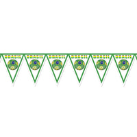 Beistle Soccer Party Pennant Banner - Brasil