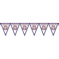 Beistle Soccer Party Pennant Banner - France