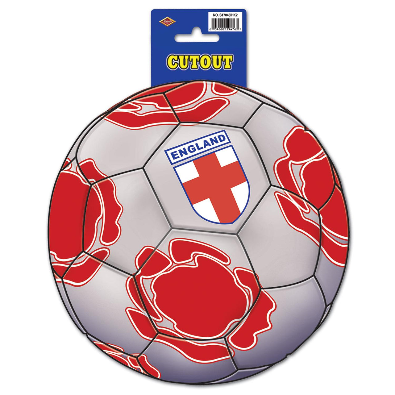 Beistle Soccer Party Cutout - England