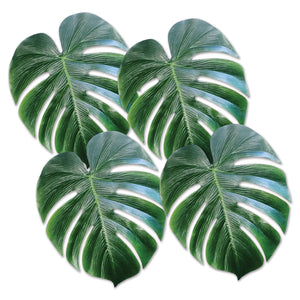 Beistle Luau Party Tropical Palm Leaves (4/Pkg)