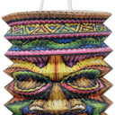 Bulk Tiki Paper Lanterns (Case of 18) by Beistle