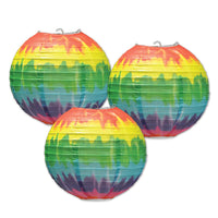 Beistle Tie-Dyed Party Paper Lanterns (3/Pkg)