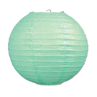 Beistle Party Paper Lanterns mint green (3/Pkg)