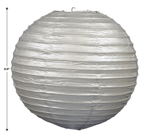 Paper Lanterns Silver, party supplies, decorations, The Beistle Company, General Occasion, Bulk, General Party Decorations, Paper Lanterns