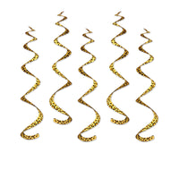Beistle Printed Leopard Print Party Whirls (5/Pkg)