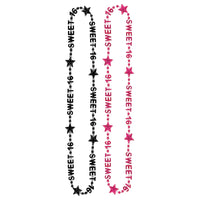 Beistle Sweet 16 Birthday Party Bead Necklaces (2/Pkg)