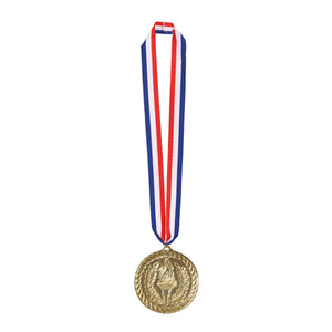 Beistle Gold Medal with Ribbon (4 Inch)