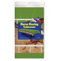 Bulk Horse Racing Tablecover (Case of 12) by Beistle