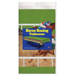 Bulk Horse Racing Tablecover (Case of 12) by Beistle