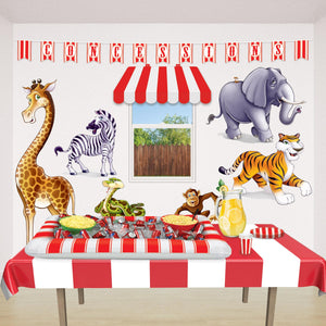 Inflatable Red&White Stripes Buffet Clr